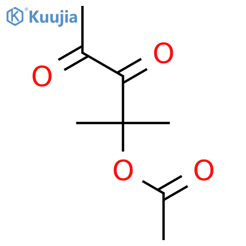2,3-Pentanedione, 4-(acetyloxy)-4-methyl- structure