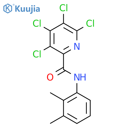 3,4,5,6-tetrachloro-N-(2,3-dimethylphenyl)pyridine-2-carboxamide structure