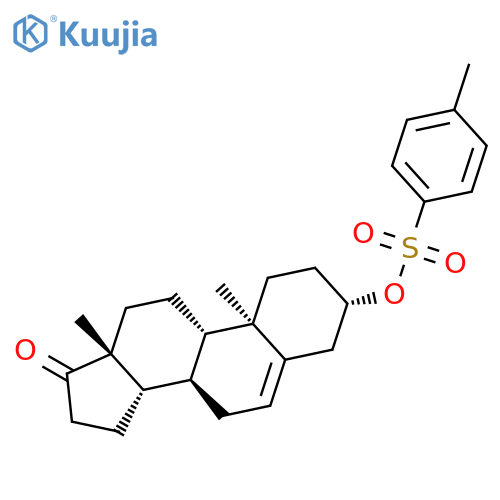Androst-5-en-17-one, 3-[[(4-methylphenyl)sulfonyl]oxy]-, (3b,13a)- structure