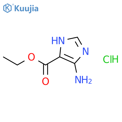 ethyl 5-amino-1H-imidazole-4-carboxylate hydrochloride structure