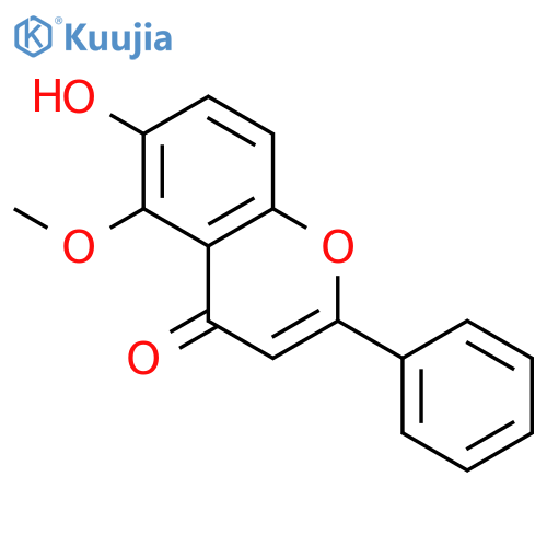 5,6-Dihydroxyflavone; 5-Me ether structure