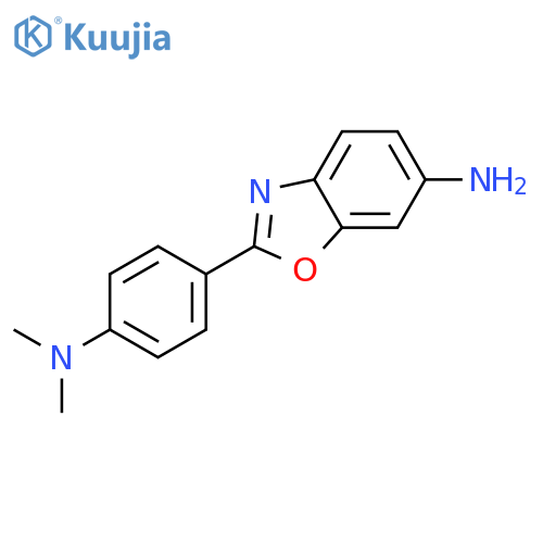 6-Benzoxazolamine, 2-[4-(dimethylamino)phenyl]- structure