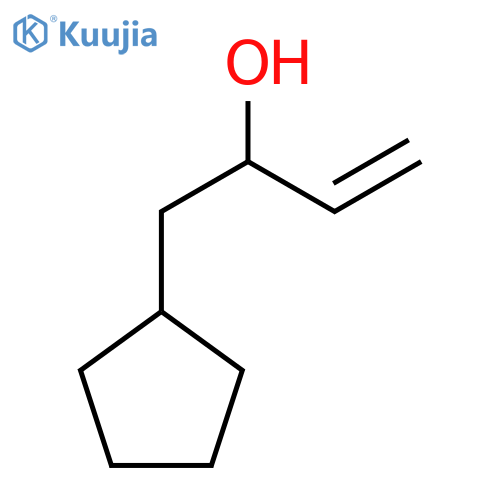1-cyclopentylbut-3-en-2-ol structure