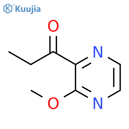 1-(3-methoxy-2-pyrazinyl)-1-Propanone structure