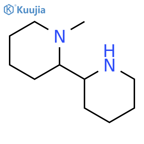 1-methyl-2-(piperidin-2-yl)piperidine structure