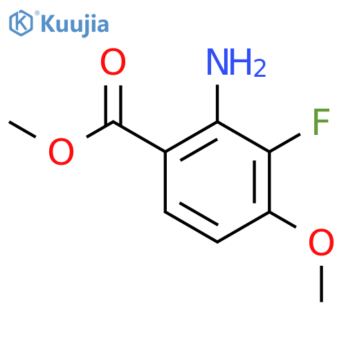 Methyl 2-amino-3-fluoro-4-methoxybenzoate structure