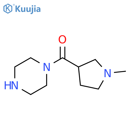 (1-methyl-3-pyrrolidinyl)-1-piperazinyl-Methanone structure