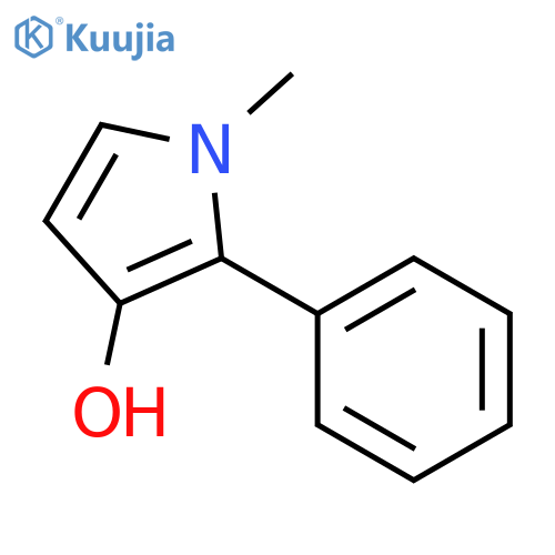 1H-Pyrrol-3-ol, 1-methyl-2-phenyl- structure