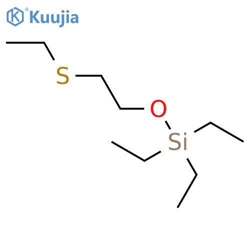 Silane, triethyl[2-(ethylthio)ethoxy]- structure
