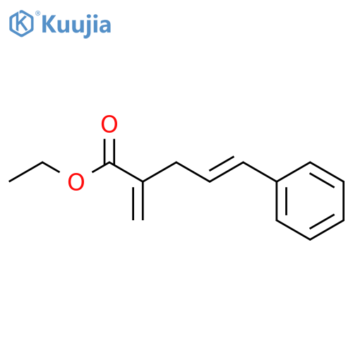 4-Pentenoic acid, 2-methylene-5-phenyl-, ethyl ester structure