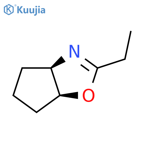 4H-Cyclopentoxazole, 2-ethyl-3a,5,6,6a-tetrahydro-, cis- structure