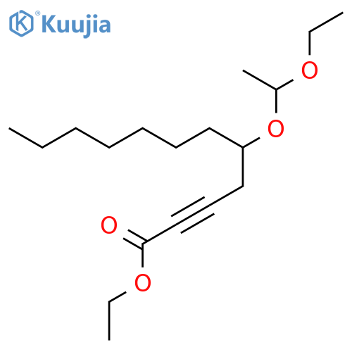 2-Dodecynoic acid, 5-(1-ethoxyethoxy)-, ethyl ester structure