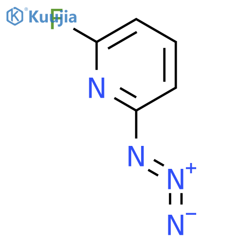 Pyridine, 2-azido-6-fluoro- structure