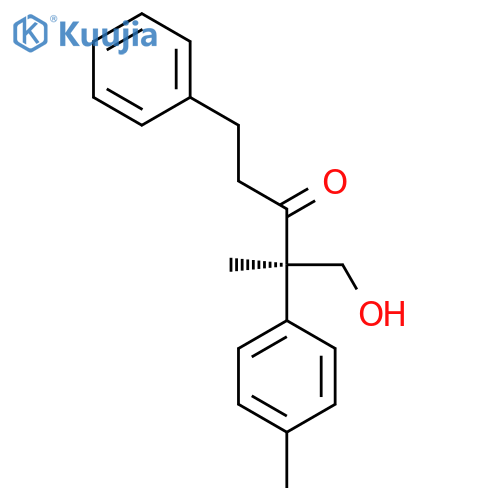 3-Pentanone, 1-hydroxy-2-methyl-2-(4-methylphenyl)-5-phenyl-, (R)- structure