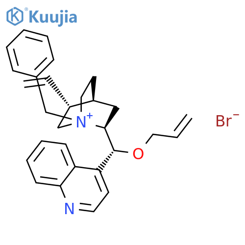 Cinchonanium,9-hydroxy-1-(phenylmethyl)-, bromide, (8a,9R)- structure