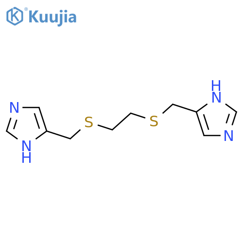 1H-Imidazole, 4,4'-[1,2-ethanediylbis(thiomethylene)]bis- structure