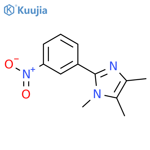 1H-Imidazole, 1,4,5-trimethyl-2-(3-nitrophenyl)- structure