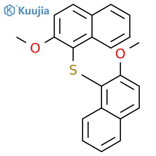 Naphthalene, 1,1'-thiobis[2-methoxy- structure