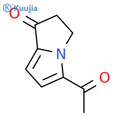 1H-Pyrrolizin-1-one,5-acetyl-2,3-dihydro- structure