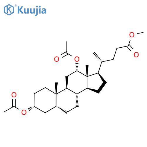 5beta-Cholanic acid-3alpha,12alpha-diol diacetate,methyl ester structure