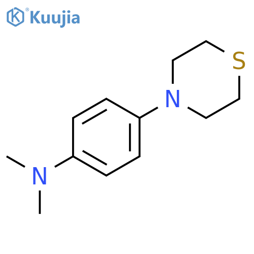Benzenamine, N,N-dimethyl-4-(4-thiomorpholinyl)- structure