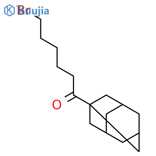 1-HEXANONE, 6-BROMO-1-TRICYCLO[3.3.1.13,7]DEC-1-YL- structure