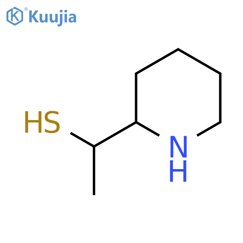 1-(Piperidin-2-yl)ethane-1-thiol structure