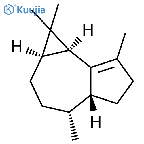 1H-Cycloprop[e]azulene, 1a,2,3,4,4a,5,6,7b-octahydro-1,1,4,7-tetramethyl-, (1aR,4R,4aR,7bS)-rel- structure
