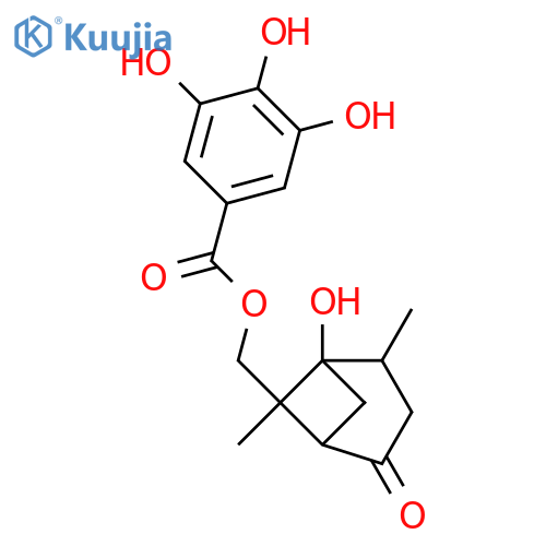 1,8-Dihydroxy-2-pinen-4-one; (1S,5R,6R)-form, 2β,3-Dihydro, 8-O-(3,4,5-trihydroxybenzoyl) structure