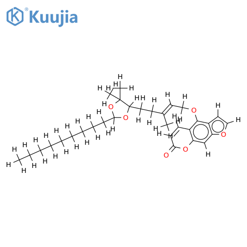 6',7'-dihydroxybergamottin decanal acetal structure