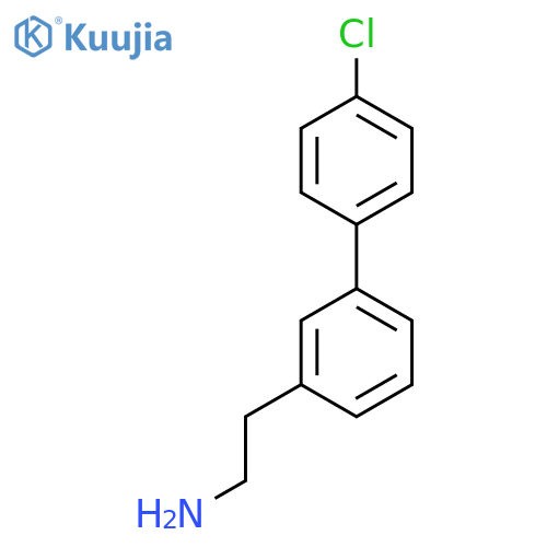 2-[3-(4-Chlorophenyl)phenyl]ethanamine structure