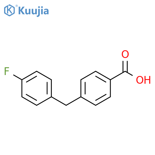 4-(4-Fluoro-benzyl)benzoic Acid structure