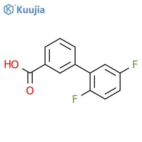 3-(2,5-Difluorophenyl)benzoic acid structure
