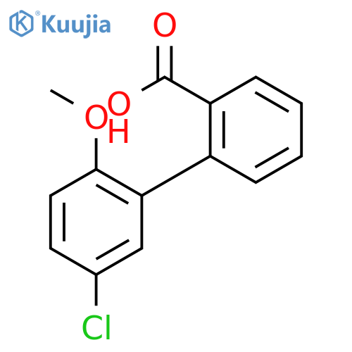 2-(5-chloro-2-methoxyphenyl)benzoic Acid structure