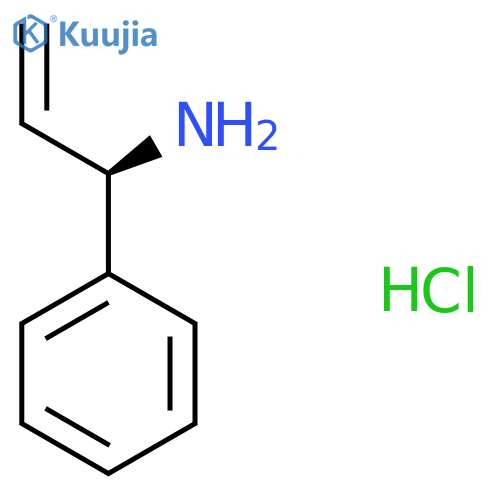 (R)-1-Phenylprop-2-en-1-amine hydrochloride structure