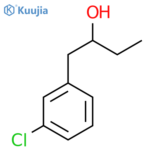 1-(3-Chlorophenyl)butan-2-ol structure