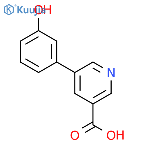 5-(3-Hydroxyphenyl)nicotinic acid structure