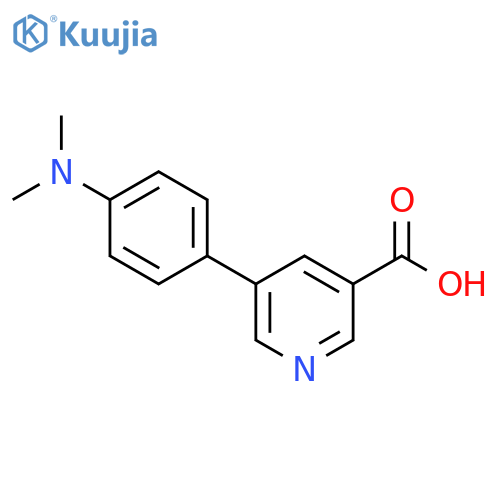 5-4-(Dimethylamino)phenylpyridine-3-carboxylic Acid structure