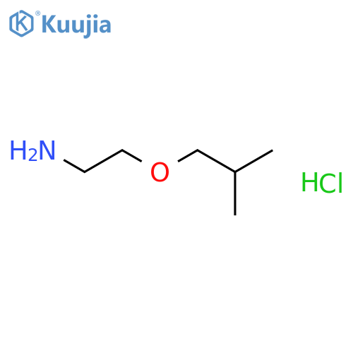 2-(2-methylpropoxy)ethan-1-amine hydrochloride structure