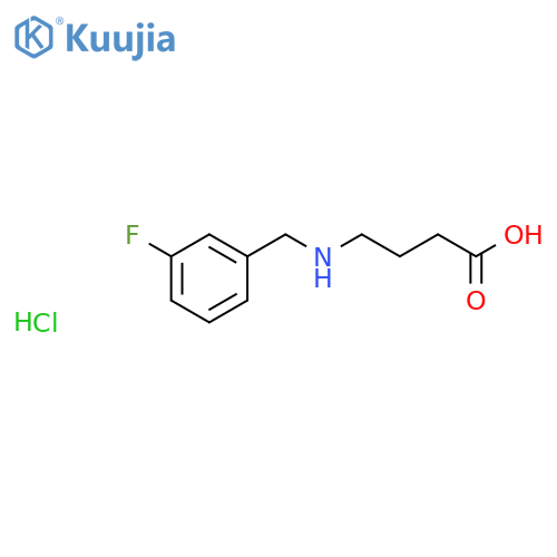 4-{(3-Fluorophenyl)methylamino}butanoic Acid Hydrochloride structure