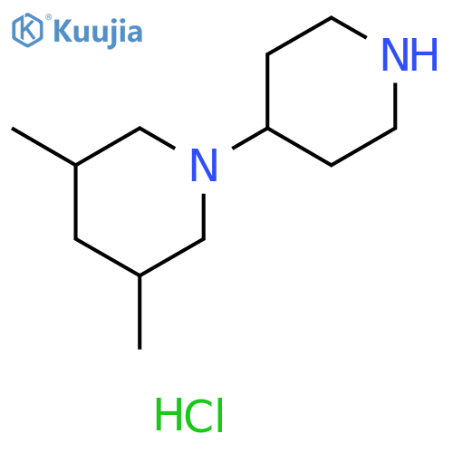 3,5-dimethyl-1,4'-bipiperidine dihydrochloride structure