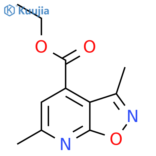 Ethyl 3,6-Dimethyl-1,2oxazolo5,4-bpyridine-4-carboxylate structure