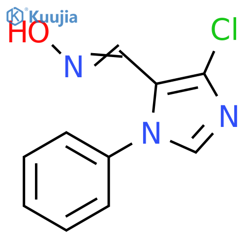 N-(4-Chloro-1-phenyl-1H-imidazol-5-yl)methylidenehydroxylamine structure
