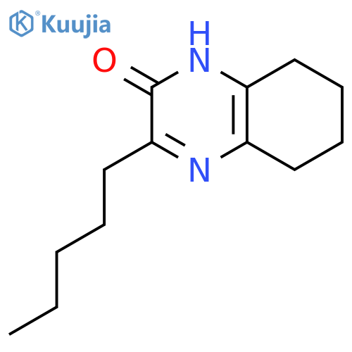 2(1H)-Quinoxalinone, 5,6,7,8-tetrahydro-3-pentyl- structure