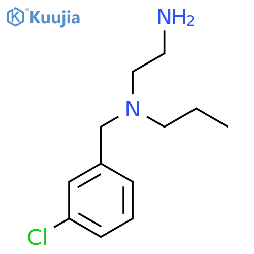 (2-Aminoethyl)[(3-chlorophenyl)methyl]propylamine structure