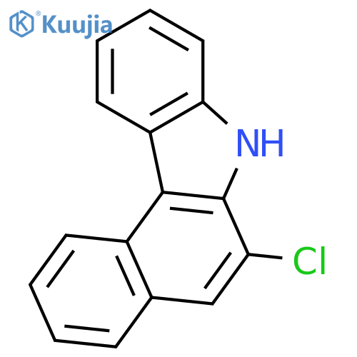 7H-Benzo[c]carbazole, 6-chloro- structure