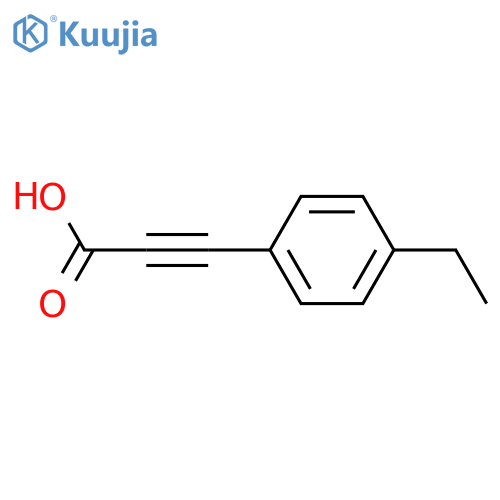 3-(4-Ethylphenyl)prop-2-ynoic Acid structure