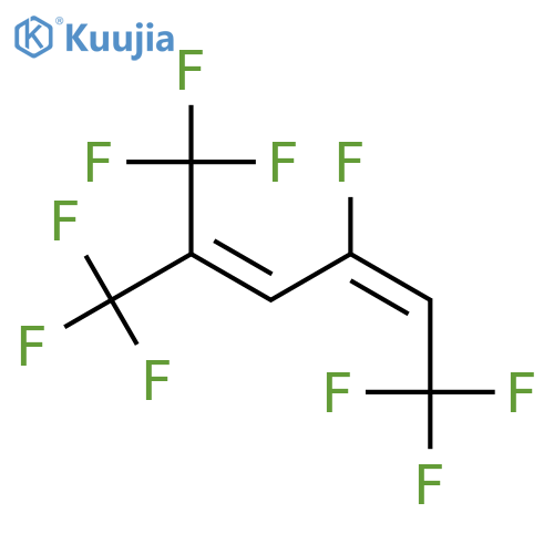 2,4-Hexadiene, 1,1,1,4,6,6,6-heptafluoro-2-(trifluoromethyl)-, (E)- structure