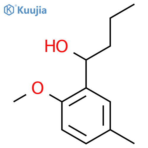 1-(2-Methoxy-5-methylphenyl)-1-butanol structure