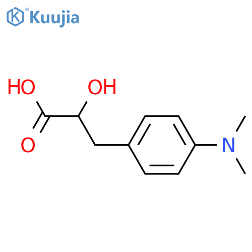 3-4-(dimethylamino)phenyl-2-hydroxypropanoic acid structure